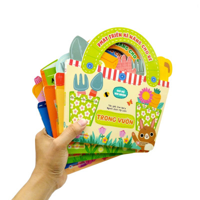Bộ Sách Phát Triển Kĩ Năng Cho Bé - Giỏ Đồ Vui Nhộn (Bộ 4 Cuốn)