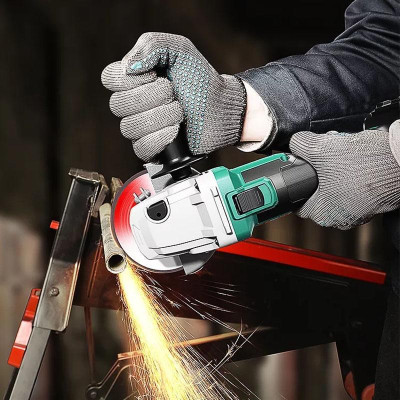 MÁY MÀI GÓC KHÔNG CHỔI THAN DÙNG PIN 20V/4AH*2 DCA ADSM03-100EM - HÀNG CHÍNH HÃNG