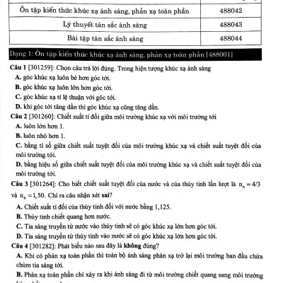 Tuyển Chọn 2000 Bài Sóng Ánh Sáng, Lượng Tử Ánh Sáng Và Hạt Nhân Nguyên Tử