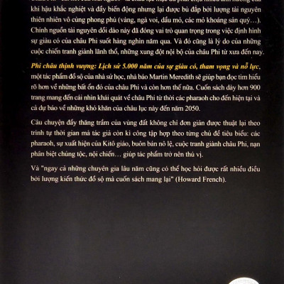 Phi Châu Thịnh Vượng - Lịch Sử 5.000 Năm Của Sự Giàu Có, Tham Vọng Và Nỗ Lực