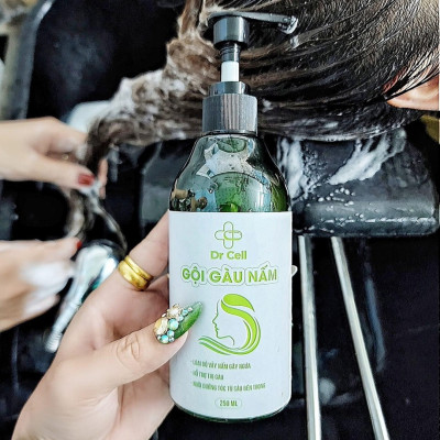 Gội Gàu Nấm Dr Cell 250ml hỗ trợ làm sạch gàu nấm da đầu dưỡng tóc hỗ trợ mọc tóc con giảm rụng tóc - Hàng Chính Hãng