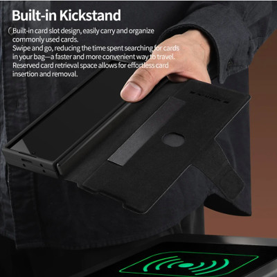 Bao Da dành cho Samsung Galaxy Z Fold 7 , Z Fold 6 hiệu Nillkin Aoge Leather Cao Cấp - Hàng nhập khẩu