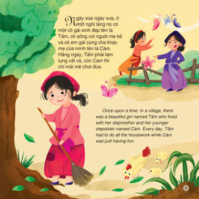 Truyện Cổ Tích Việt Nam - Tấm Cám (Song Ngữ Việt - Anh)