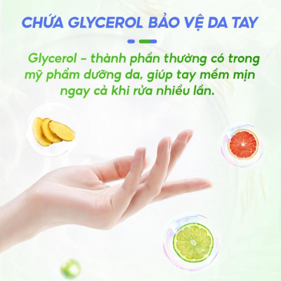 Combo 2 Túi 2L Nước Rửa Chén TOPGIA Thiên Nhiên, Làm Sạch Dầu Mỡ Hiệu Quả Và An Toàn Cho Da Tay