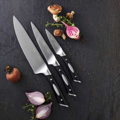 Bộ dao kéo kèm ống cắm gỗ Scanpan Classic 8 chi tiết 92000840, chất liệu thép không gỉ | Hàng chính hãng