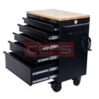 Tủ dụng cụ CSPS 76cm - 05 hộc kéo không nâng hạ màu đen
