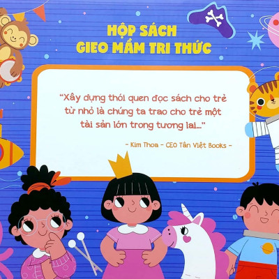 Box Set Gieo Mầm Tri Thức 10: Văn Học Kinh Điển Đi Cùng Tuổi Thơ (Bộ 5 Cuốn)