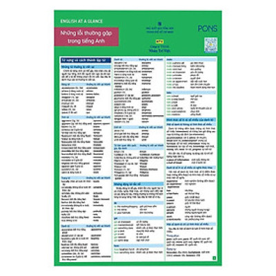 Sách - English At A Glance – Những Lỗi Thường Gặp Trong Tiếng Anh - Nhân Trí Việt