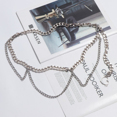 Dây nịt thắt lưng nam nữ dạng xích bản to ấn tượng