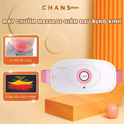 Đai massage bụng kinh-A858, máy làm ấm tử cung, giảm đau ngày rụng dâu