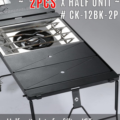 Mặt bàn nhôm một phần hai Campingmoon IGT CK-12BK-2P CK12BK (2 tấm)
