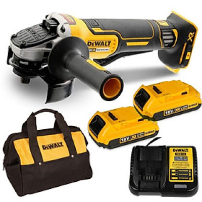 MÁY MÀI PIN CẦM TAY 20V/BL 800W 125MM DEWALT DCG406D2- HÀNG CHÍNH HÃNG