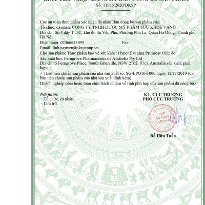 Bộ Sản Phẩm Hỗ Trợ Giấc Ngủ Cho Phụ Nữ Trung Niên: Viên Bổ Não Go Ginkgo 9000+ 60 Viên, Viên Uống Nội Tiết Nữ Hyper Evening Primrose Oil 180 Viên