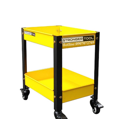Xe đẩy dụng cụ 2 tầng thép sơn tĩnh điện Stronger Tool