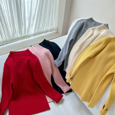 Áo len bé trai và bé gái, Áo len cao cổ cho bé 9m-5 tuổi mềm mịn phong cách Hàn Quốc đanh sợi không bai xù