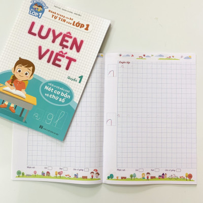 Bộ 3 vở Luyện viết - Hành trang cho bé tự tin vào lớp 1