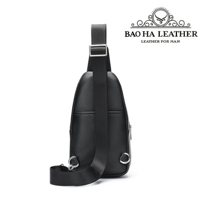 Túi đeo trước ngực, túi đeo vai da bò thật 9104 Túi đeo chéo vai