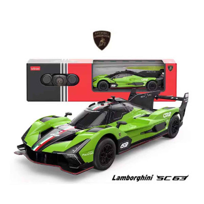 Đồ Chơi Xe Điều Khiển 1:24 Lamborghini SC63 LMDH Xanh Lá RASTAR R10160/GRE