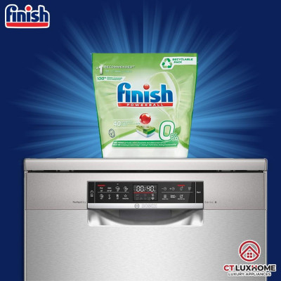 Viên rửa chén bát Finish Powerball Eco 0% - Túi 40 viên 