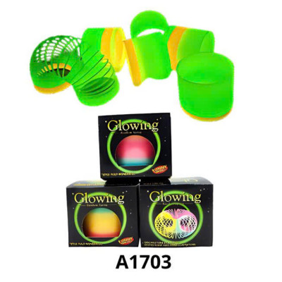 RAINBOW SPRING - A1703 Lò xo cầu vồng phát sáng (KT 7.5x7.5x6.5cm)