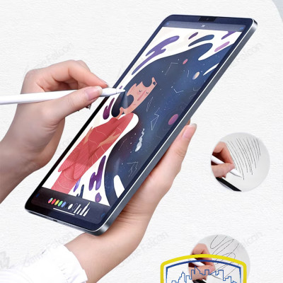 Dán màn hình Paperlike cho iPad 12.9 inch 2018/2020/2021/2022 hiệu WIWU nhám chống xước, chống bám vân tay, cảm giác viết vẽ như trên giấy cao cấp - Hàng chính hãng