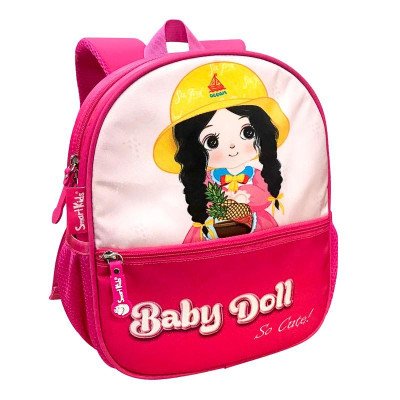 Balo mẫu giáo B.bag Toy Station-Baby Doll B-007 Hồng dành cho bé 3-5 tuổi,trẻ mẫu giáo,đáng yêu,dễ thương