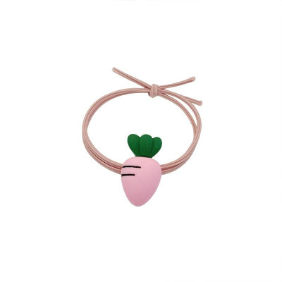 Combo 5 dây buộc tóc hình củ cải nhiều màu sắc