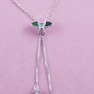 Dây chuyền bạc S925 Italia Bạc Xinh Huệ Ngân-Cánh Chim Mùa xuân ZCP15009