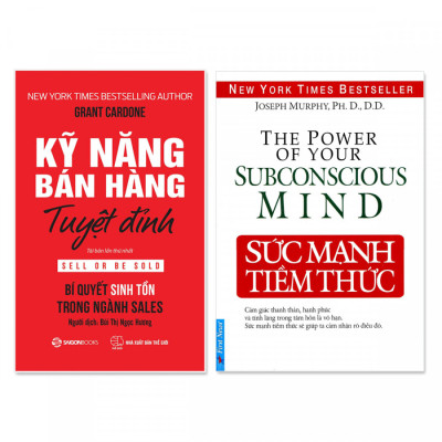 Combo 2 cuốn: Kỹ Năng Bán Hàng Tuyệt Đỉnh, Sức Mạnh Tiềm Thức 