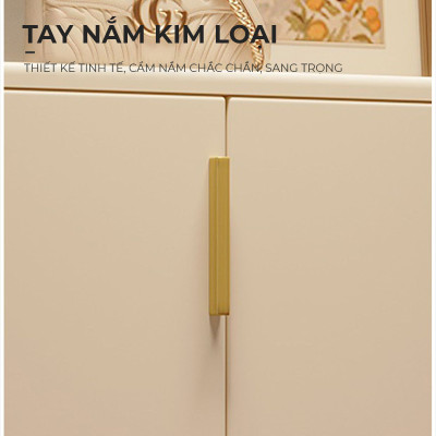 Tủ giày thông minh sức chứa lớn chất liệu gỗ MDF cao cấp phong cách sang trọng thương hiệu IGA - GP387