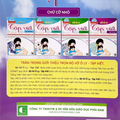 Vở Ô Ly Tập Viết - Mẫu Chữ Cỡ Nhỏ - Theo Chuẩn Chương Trình Sách Giáo Khoa Mới - Chân Trời Sáng Tạo