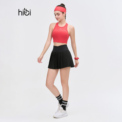 Áo croptop tập Yoga Gym Hibi Sports CR836, kiểu ba lỗ khoét tim lưng, kèm mút ngực