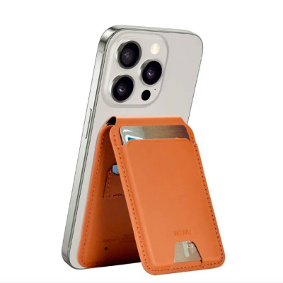 VÍ WiWU Mag Wallet FM ( gắn định vị find my Phone ) WM-005 cho iPhone - Hàng chính hãng