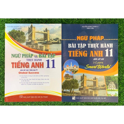 Combo Ngữ Pháp Và Bài Tập TH Tiếng Anh 11 - Bám Sát SGK Tiếng Anh 11 - Global Success + I-Learn Smart World (HA)