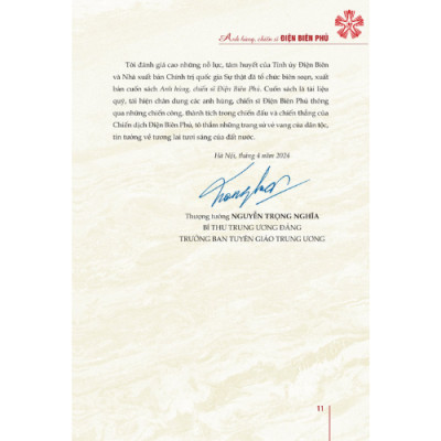 Anh hùng, chiến sĩ Điện Biên P.hủ (bản in 2024)