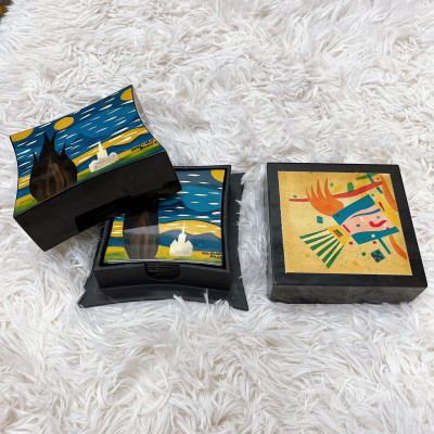 Lót ly sơn mài Thanh Bình Lê đa dạng mẫu mã màu sắc