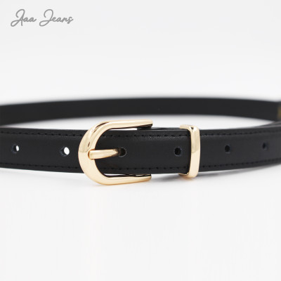 Thắt Lưng Thời Trang Da Thật Bản Nhỏ 2cm Aaa Jeans
