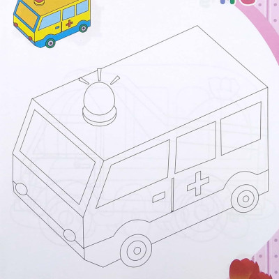 Tập Tô Màu Nhà Trẻ - Chủ Đề Giao Thông (Tái Bản 2022)