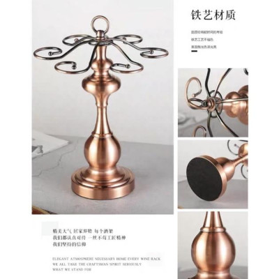 Treo ly rượu vang, Giá treo ly đồng phong cách Châu Âu sang trọng mẫu mới