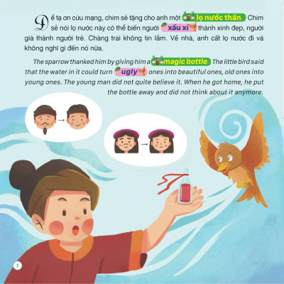 Truyện cổ tích Việt Nam (Song ngữ Việt-Anh) - Ai mua hành tôi (Cuốn)