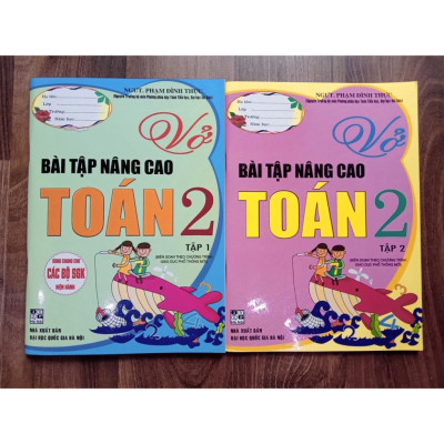 Sách - Combo Vở Bài Tập Nâng Cao Toán 2 - Tập 1 + 2 (Theo Chương Trình Giáo Dục Phổ Thông Mới)