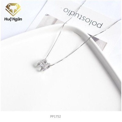 Dây chuyền bạc Ý 925 Huệ Ngân - Chữ H-Heart Biểu tượng trái tim PP1752