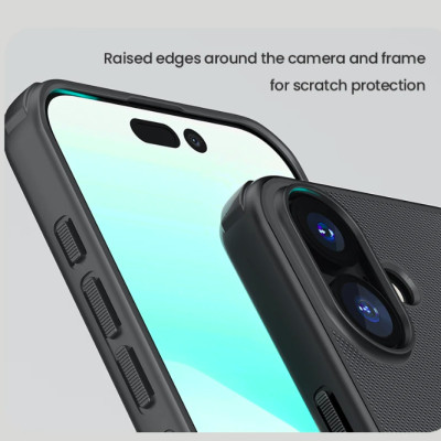 Ốp lưng cho iPhone 17 Pro Max /17 Pro / 17 Air / 17 hiệu Nillkin Frosted Shield Pro chống sống chống vân tay - Hàng chính hãng