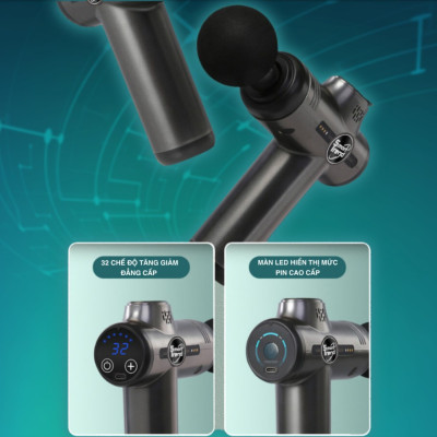 Máy massage cầm tay Smart Trend MS32N 32 chế độ 8 đầu mát xa chính hãng