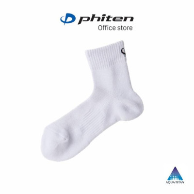 Tất thể thao cổ vừa Phiten sport socks semi long (2 đôi) AL907370/AL907373/AL907375/AL907470/AL907473