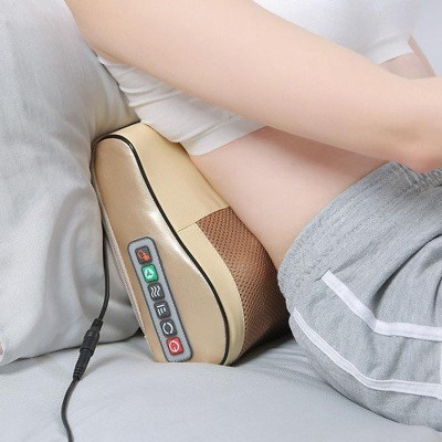 Gối Massage Cổ Vai Gáy, Máy Massage Hồng Ngoại 20 Bi Cao Cấp