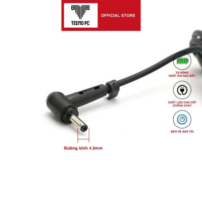Sạc Tương Thích Cho Laptop Asus Vivobook X507 Adapter 19.5V-2.37A - Hàng Nhập Khẩu New Seal TEEMO PC TEAC258