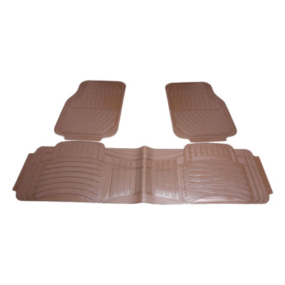Bộ Thảm Lót Sàn Ô Tô PACKY PODA 6133 Màu Kem 4 Chỗ