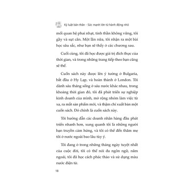 Kỷ Luật Bản Thân - Sức Mạnh Lớn Từ Hành Động Nhỏ