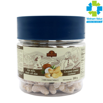  Hạt điều nước cốt dừa 200g LAFOOCO Coconut Coated Cashew Nuts